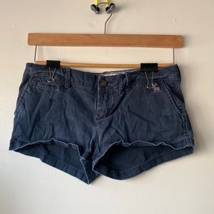 Blue denim shorts size 0